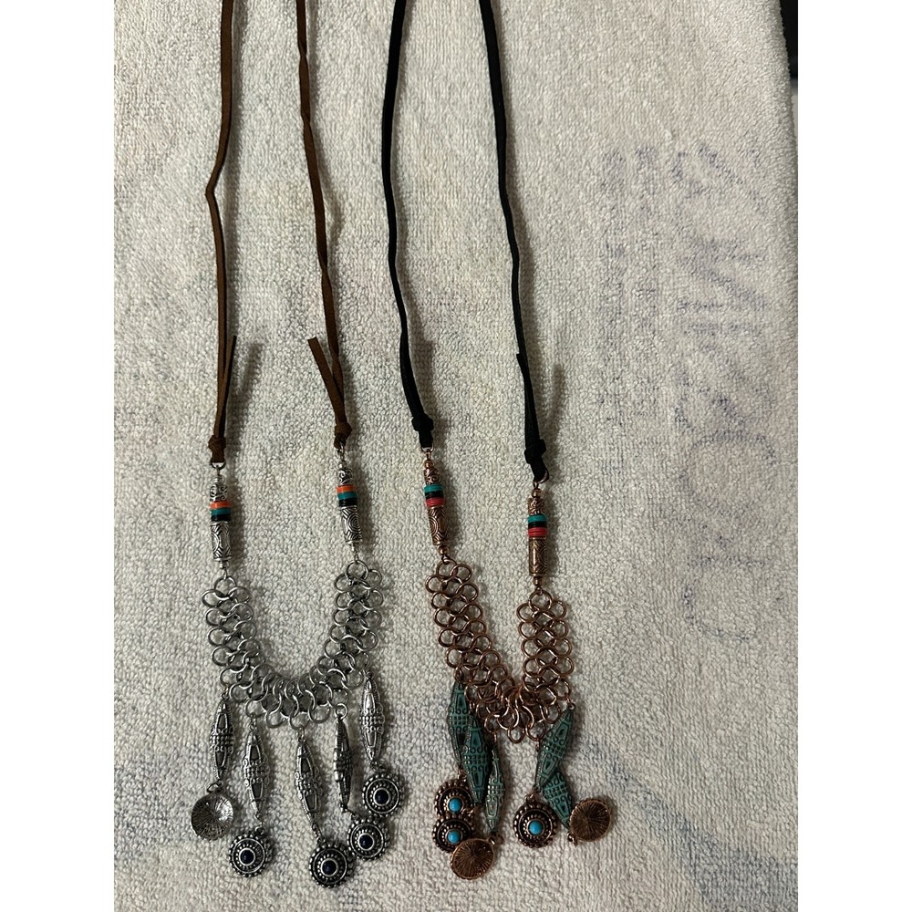 2 MIA Necklaces that are 14 inches Long